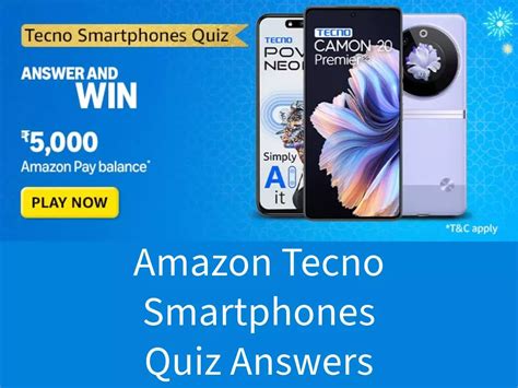 Smartphones on Amazon Quiz Answers: Win ₹50,000.